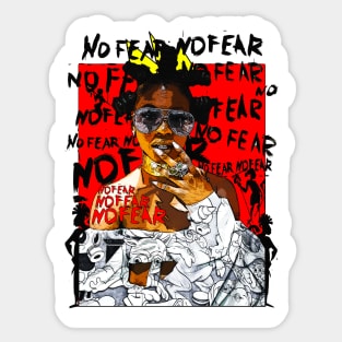 Bantu No Fear Sticker